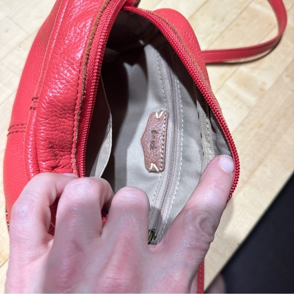 The Sak Crossbody Bag in Coral Red - Picture 4 of 5